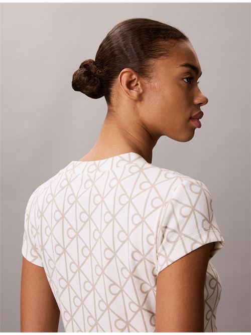 monologo baby tee CALVIN KLEIN JEANS | LV047G830GYAS